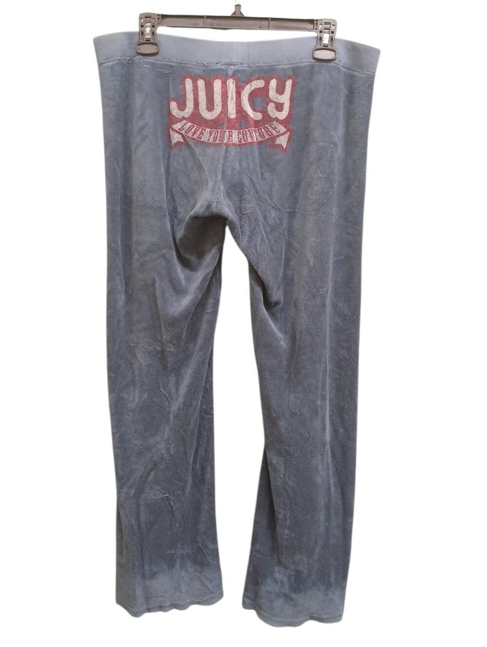 Juicy Couture Y2K Vintage Low Rise Terry Cloth Logo Butt Size Medium